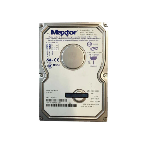 6L100P0021L11 - Maxtor 100GB 7200RPM ATA-133 8MB 3.5" HDD