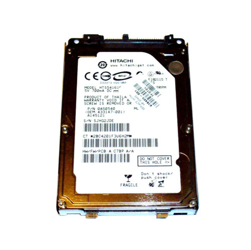438485-001 - HP 160GB 5400RPM SATA 2.5" HDD