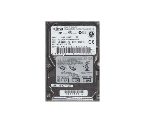 CA05366-B59400SN - Fujitsu 12GB 4200RPM 2.5" IDE HDD