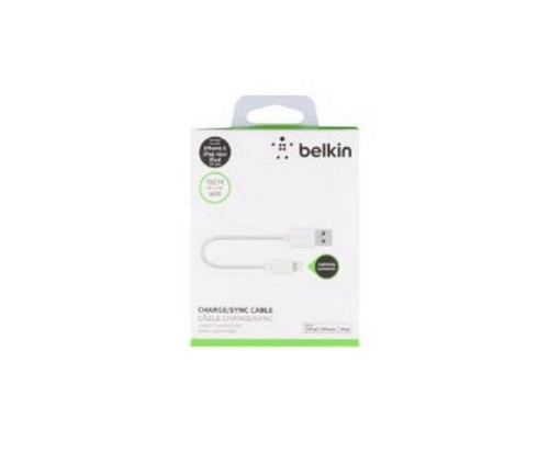 F8J023BT06INWHT - Belkin 6 MIXIT Lightning to USB 2.0 ChargeSync Cable White