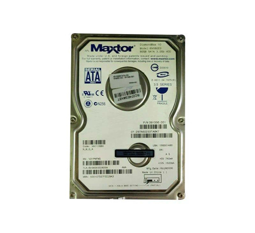 391336-001 - HP 80GB 7200RPM SATA 3.5" HDD