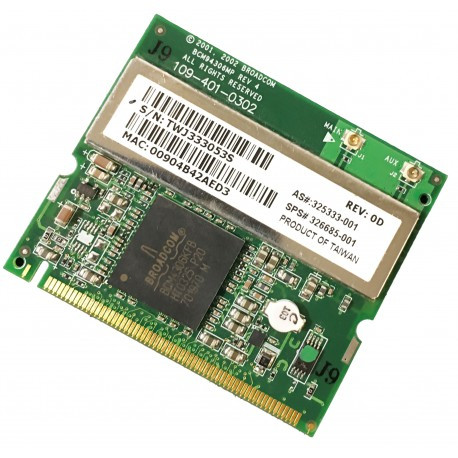 325333-001 - HP Mini PCI-Express 802.11a/b/g/n Wireless Network Card