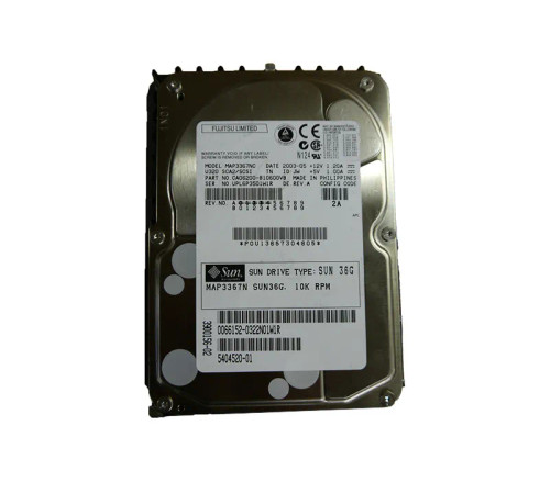 MAP3367N - Fujitsu 36GB 10000RPM Ultra320 SCSI 3.5" HDD