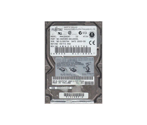CA05366-B01200DL - Fujitsu 6GB 4200RPM IDE ATA-66 2.5" HDD