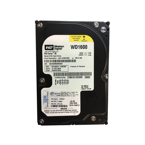 73P8003 - IBM 160GB SATA 7200RPM 3.5" 8MB HDD