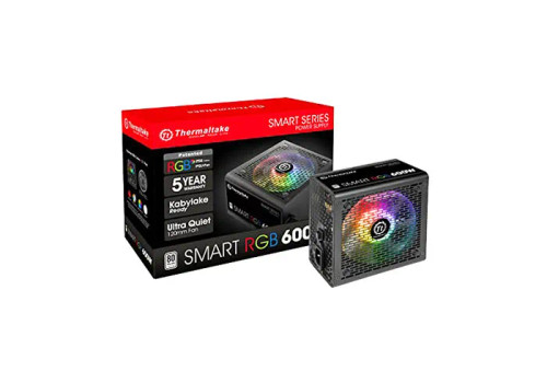PS-SPR-0600NHFAWU-1 - Thermaltake 600W 80-Plus ATX12V RGB Power Supply