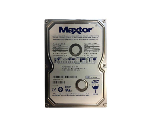 4W080H6061111 - Maxtor 80GB 5400RPM ATA-100 2MB 3.5" HDD