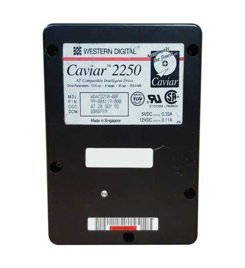99-004119-000 - Western Digital 255.9MB 3322RPM IDE 3.5" HDD