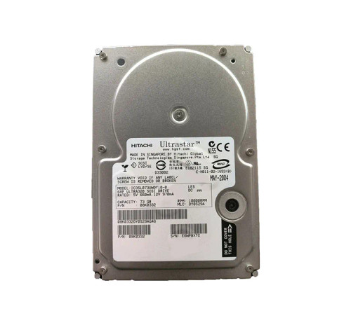 IC35L073UWDY10-0 - IBM 73GB 10000RPM Ultra320 SCSI 3.5" HDD