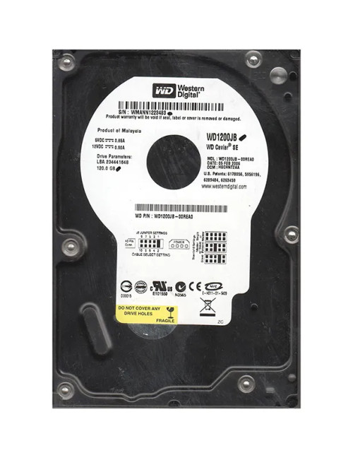 WD WD1200JB-00REA0 Shop Caviar 120GB 7200RPM EIDE 8MB Cache