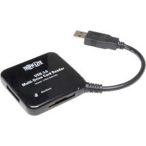 U352-000-MD - Tripp Lite Black USB Memory Card Reader Adapter