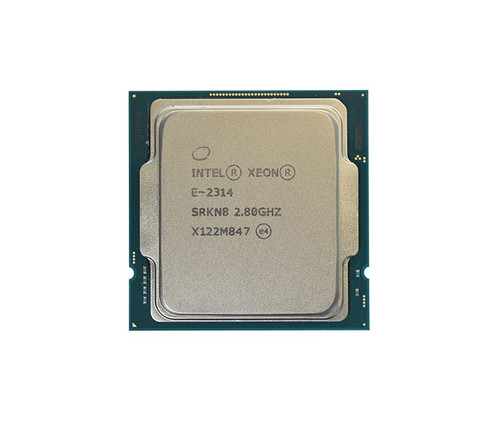 SRKN8 - Intel Xeon E-2314 Quad-Core 2.80GHz 8.00GT/s 8MB Cache Socket FCLGA1200 Processor