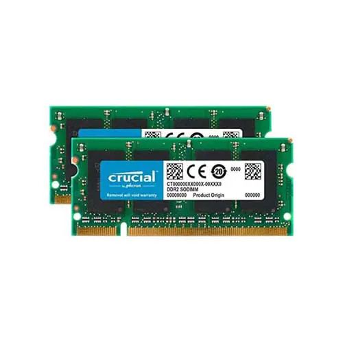 CT2KIT51264AC667 - Crucial 8GB DDR2-667MHz PC2-5300 200-Pin SODIMM Memory