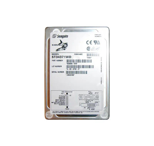 ST34371WD - Seagate 4.3GB 7200RPM Wide Ultra SCSI 3.5" HDD