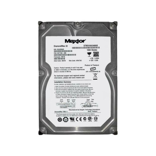 STM31000340AS - Maxtor 1TB 7200RPM SATA 3Gb/s 32MB 3.5" HDD