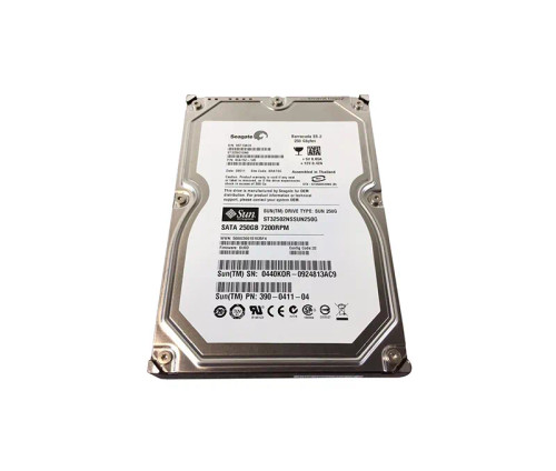 390-0411-04 - SUN 250GB 7200RPM SATA 3.5" HDD