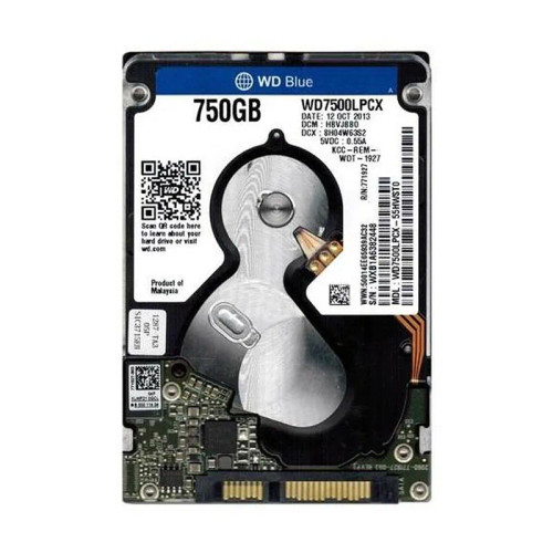 WD7500LPCX-55HWST0 - Western Digital 750GB 5400RPM SATA 16MB 2.5" HDD