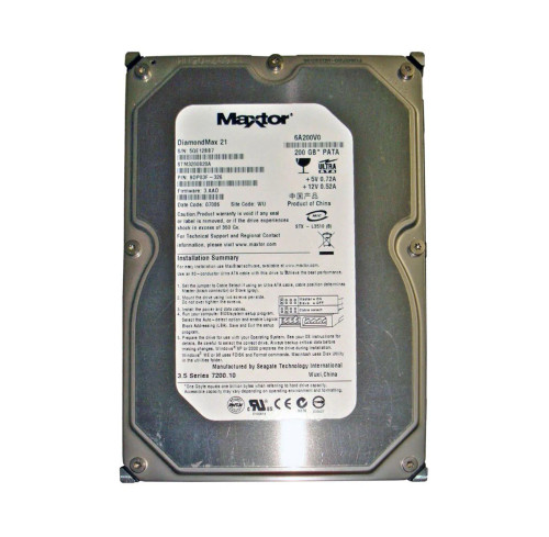 STM3200820A - Maxtor 200GB 7200RPM ATA-100 8MB 3.5" HDD