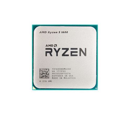 YD1600BBAEBOX - AMD Ryzen 5 1600 Hexa-core 6 Core 3.2GHz 16MB L3 Cache Socket AM4 Processor