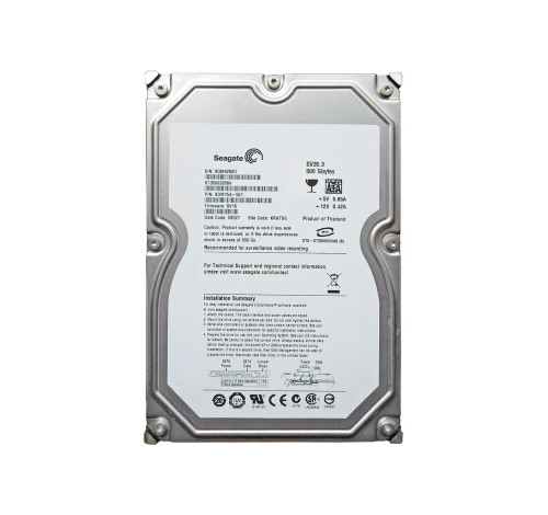 ST3500320SV - Seagate 500GB 7200RPM SATA 3Gb/s 32MB 3.5" HDD