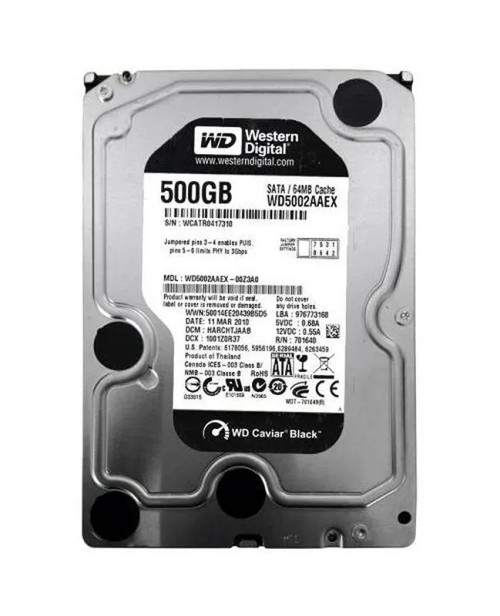 WD5002AAEX - Western Digital 500GB 7200RPM SATA 6Gb/s 32MB 3.5" HDD
