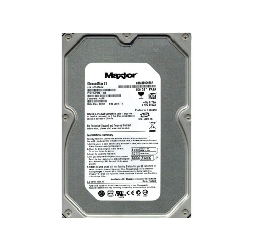 9DP046-326 - Maxtor 500GB 7200RPM IDE ATA-100 16MB 3.5" HDD