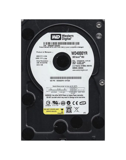 WD WD4000YR-01PLB0 Caviar RE2 400GB SATA 1.5Gb/s 3.5-Inch Hard Drive
