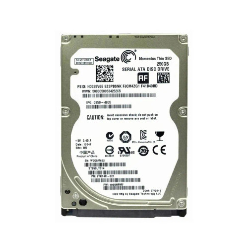 Seagate ST250LT014 Reliable Laptop Hard Drive by