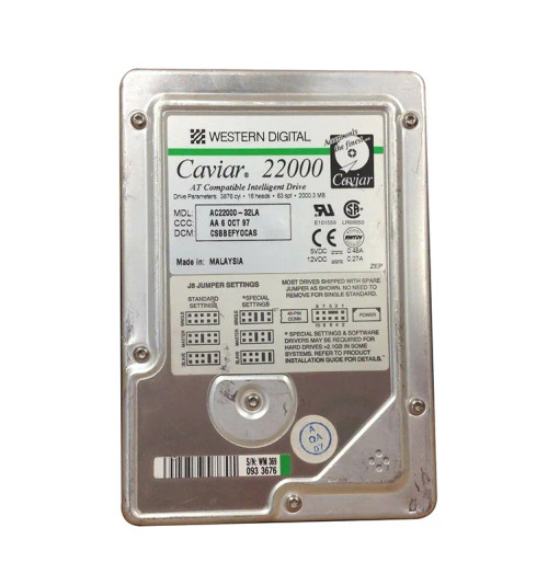 AC22000-32LA - WESTERN DIGITAL 2GB 5200RPM EIDE 3.5" HDD