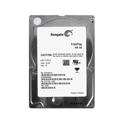 ST9888430AS - Seagate Freeplay 888GB 5400RPM SATA 3Gb/s 8MB Cache 2.5-inch Hard Drive