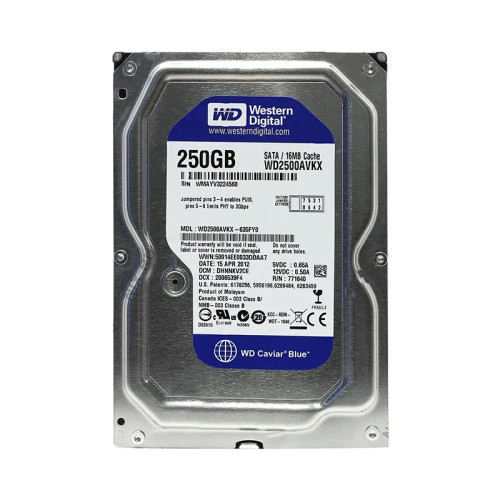 WD2500AVKX - Western Digital 250GB 7200RPM SATA 6Gb/s 3.5" HDD