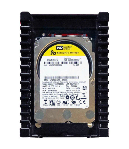 WD740HLFS-01G6U4 - Western Digital 74GB 10000RPM SATA 3.5" HDD
