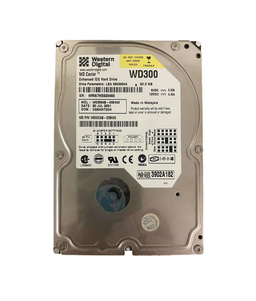 WD300AB-00BVA0 - WESTERN DIGITAL 30GB 5400RPM EIDE 3.5" HDD