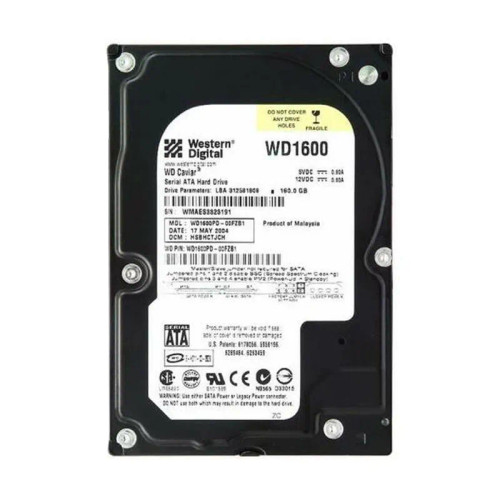 WD1600PD-00FZB1 - Western Digital 160GB 7200RPM SATA 8MB 3.5" HDD