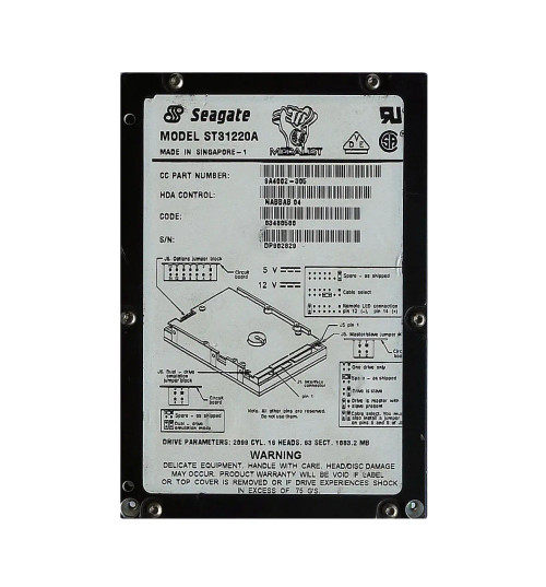 9A4002-305 - Seagate 1.08GB 4500RPM IDE 3.5" HDD