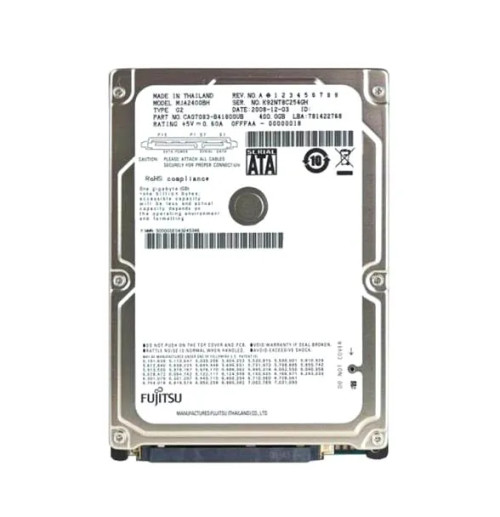 MJA2400BH - Fujitsu 400GB 5400RPM SATA 3Gb/s 2.5" HDD