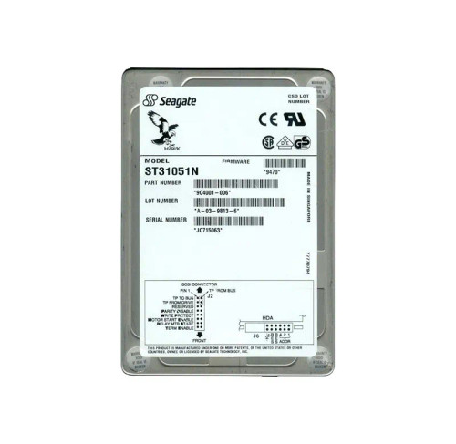 ST31051N - Seagate 1GB 5400RPM Fast SCSI 3.5" HDD