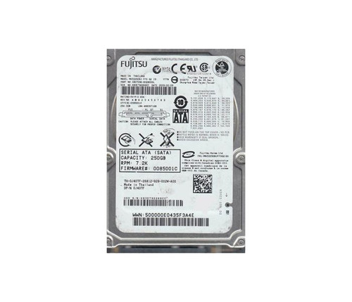 CA07096-B32800DL - Fujitsu 250GB 7200RPM SATA 3Gb/s 2.5" HDD