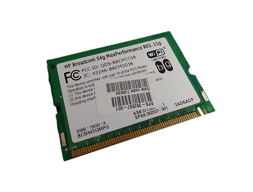 377325-001 - HP Mini PCI 54G 802.11b/g High Speed Wireless Lan (WLAN) Network Interface Card for Pavilion Notebook PCs