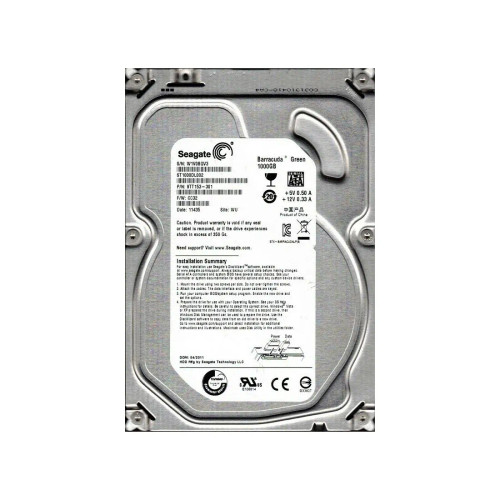 9TT153-301 - Seagate 1TB 5900RPM SATA 3Gb/s 32MB 3.5" HDD