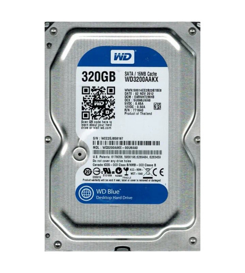 WD3200AAKX-00U6AA0 - Western Digital 320GB 7200RPM SATA 6Gb/s 16MB 3.5" HDD