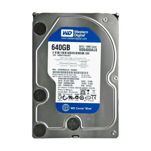 WD6400AAJS - Western Digital 640GB 7200RPM SATA 3Gb/s 3.5" HDD