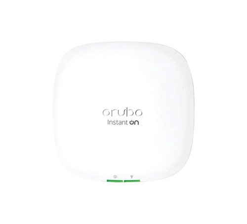 R6M49A - HP HPE Aruba Instant ON AP22 IEEE 802.11ax Dual-Band 5GHz 1.7Gbit/s 1 x Port PoE 1000Base-T Internal Antennas Wireless Access Point