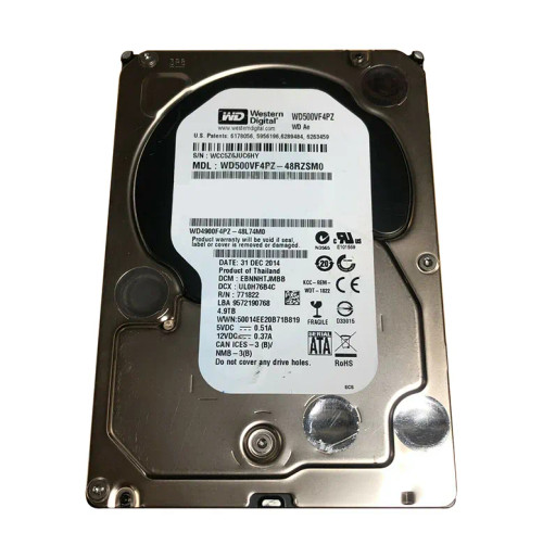 WD500VF4PZ - Western Digital 5TB 5760RPM SATA 6Gb/s 3.5" Enterprise HDD