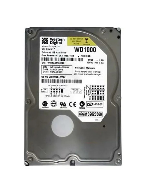 WD1000AB - Western Digital 100GB 5400RPM EIDE 3.5" HDD
