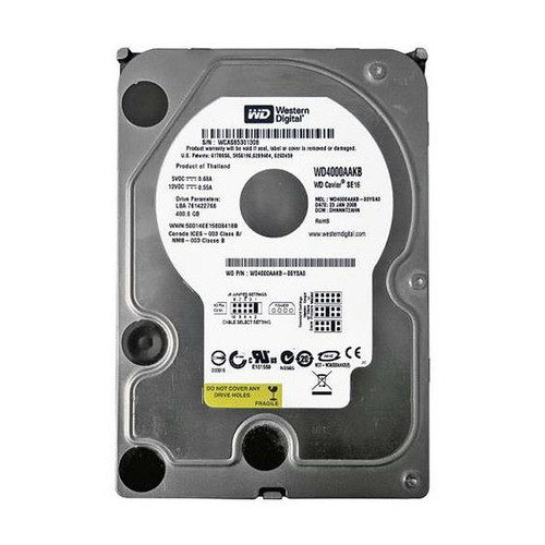 WD4000AAKB - WESTERN DIGITAL 400GB 7200RPM EIDE 3.5" HDD