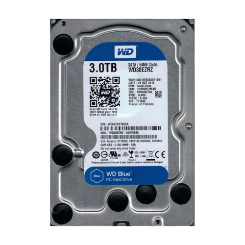 WD30EZRZ-00WN9B0 - Western Digital 3TB 5400RPM SATA 64MB 3.5" HDD