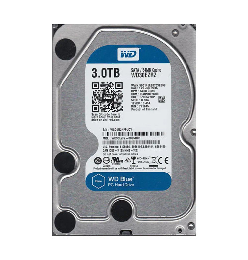 WD30EZRZ-00Z5HB0 - Western Digital 3TB 5400RPM SATA 64MB 3.5" HDD