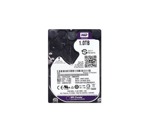 WD10J22X-22PKCT0 - Western Digital Purple 1TB 5400RPM SATA 6Gb/s 16MB Cache 16GB 2.5-Inch Surveillance Hybrid Hard Drive