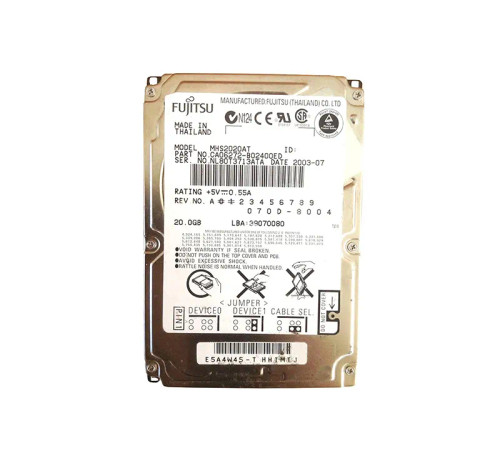 MHS2020AT - Fujitsu 20GB 4200RPM IDE 2.5" HDD